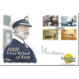 HRH Prince Michael of Kent   signed Autographed Editions Official FDC. Submarines 2001 Portsmouth,