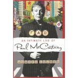 Beatles related artists signed book. Hardback edition of An Intimate Life of Paul McCartney signed