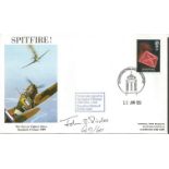 Grp Capt J Bisdee DFC 609 Sqn Battle of Britain pilot signed 1989 Classic Fighter Show cover.