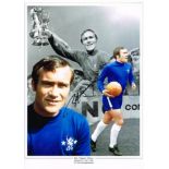 Ron Harris Chelsea Montage signed 16 x 12 inch photo. Good condition. All signed items come with a