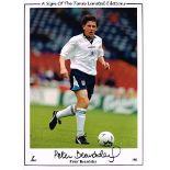 Peter Beardsley England signed 16 x 12 inch photo. Good condition. All signed items come with a