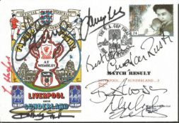 Liverpool legends signed cover. 1992 FA Cup final cover for the match between Liverpool and