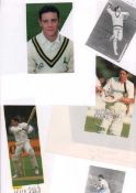 Nottinghamshire Cricket legends collection 7 players. Autographs include Clive Rice, Sir Richard