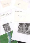 Australian Cricket legends collection of 16 1946 - 2009 players. Autographs include Arthur Morris,