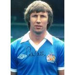 Colin Bell Man City signed 16 x 12 inch photo. Good condition. All signed items come with a
