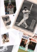 Warwickshire Cricket collection 23 players. Autographs include some great names and test players