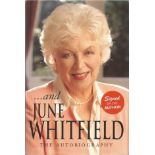 June Whitfield autobiography - and June Whitfield - hardback book signed by June Whitfield on