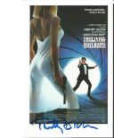 Timothy Dalton signed 6 x 4 colour James Bond photo Good condition. All signed items come with a