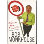 Bob Monkhouse - Over the Limit my secret diaries - hardback book signed by Bob Monkhouse on title