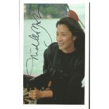 Michelle Yeoh signed 6 x 4 colour James Bond photo Good condition. All signed items come with a