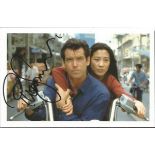 Pierce Brosnan signed 6 x 4 colour James Bond photo Good condition. All signed items come with a