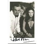 Lana Wood signed 6 x 4 colour James Bond photo Good condition. All signed items come with a