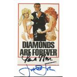 Lana Wood and Jill St John signed 6 x 4 colour James Bond photo Good condition. All signed items