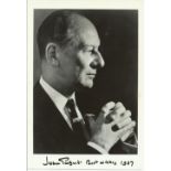 John Gielgud signed b/w 7x5 photo. Clearly signed and dated on the white border at the bottom 1987.
