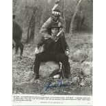James Garner signed 10x8 b/w photo from the film Skin Game. Good condition. All signed items come