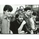 Peter Hook bassist with rock band Joy Division signed 6x4 b/w photo Good condition. All signed