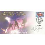 Jimmy James MC 2006 60th Anniversary of the Great Escape cover signed by the late Bertram Arthur "