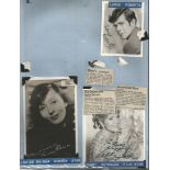 Mixed Autograph Collection 10. Large folder containing well over 40 or so autographed items. Part of