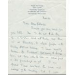 Elizabeth Goudge handwritten signed letter. Personal headed stationary, this is a handwritten letter