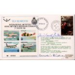 Denis Crowley - Milling signed cover. 1981 Sea Search cover signed by Battle of Britain veteran