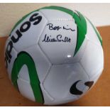 Neville Southall autographed football. Size 5 Sondico football autographed by former Wales and