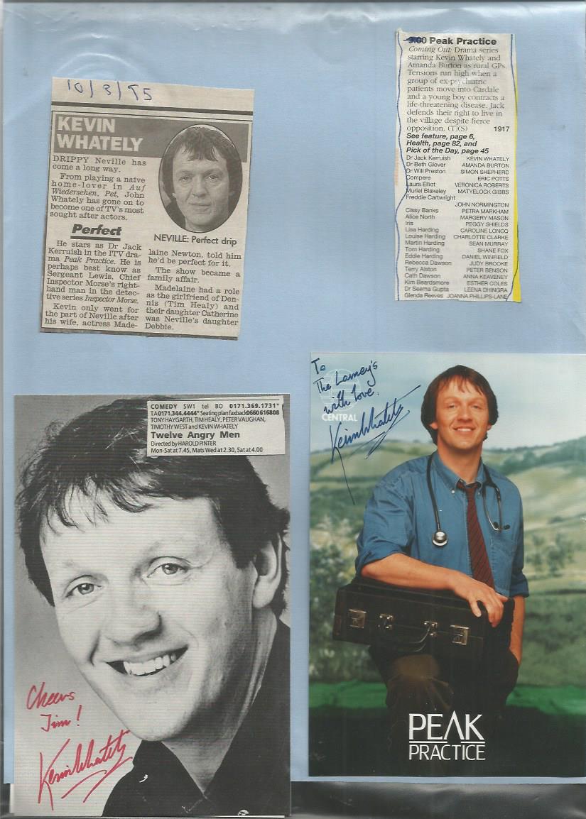 Mixed Autograph Collection 7. Large folder containing around 20 or so autographed items. Part of a - Image 3 of 6