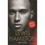 Lewis Hamilton - My Story hardback book signed on title page by Lewis Hamilton. Good condition.