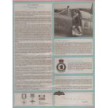 - Signature and Canadian Fighter Ace profile of Wing Commander Hugh Godefroy DSO DFC* Good