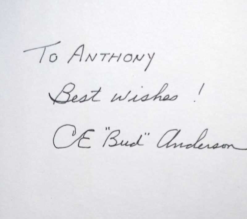 Colonel Bud Anderson signed book. To Fly and Fight - Memoirs of a Triple Ace hardback book signed by - Image 2 of 2