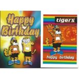 - Castleford Tigers Multi-signed cards collection. Each card is autographed inside by many players