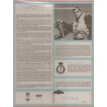 - Signature and Canadian Fighter Ace profile of Group Captain Albert Houle DFC* Good condition. All