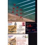 Red Arrows Memorabilia Collection. Lovely lot consisting of 8x10 Red Arrows colour photo with