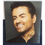 George Michael signed tour programme. Large tour programme for 25 Live - The World Tour. Signed on