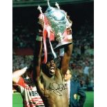 Martin Offiah Rugby Player Signed 10 X 8 Good condition. All signed items come with Certificate of