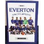 Everton Legends signed book. Massive hardback book of The Everton Encyclopedia signed inside by