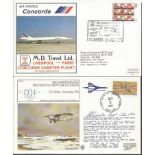 Concorde Flown Cover Collection. Around 20 Concorde flown covers - British Airways, Air France and a