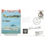 RAF Covers and Signatures Collection. Small batch consisting of Malta Convoys cover signed Jim