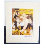 Beryl Cook signed print. Lovely 7x5 print of a painting by artist Beryl Cook (1926 - 2008). One of