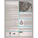 Squadron Leader Joseph A.O. Levesque DFC Signature on Canadian Fighter Ace profile of Squadron
