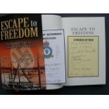 Escape To Freedom Book Signed 17 Bomber Command Veterans. Escape To Freedom - An Airman's Tale Of