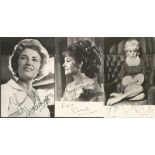 Vintage Autograph Collection 3. Two large photograph albums containing around 50 vintage sepia and