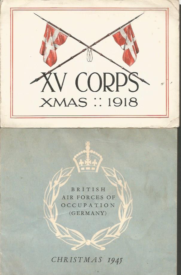 Wartime Ephemera Collection. Collection of around 15 wartime items. Includes 1918 XV Corps Christmas