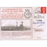 Admiral Sir Mark Pizey GBE CBE DSO signed cover. RN FDC commemorating the 73rd (31 May 1989)