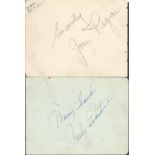 Assorted Autograph Collection 3. Small lot consisting of Ralph Lynne signed vintage 6x4, Nelson Keys