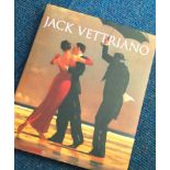 Jack Vettriano autographed book. Hardback edition of Jack Vettriano - a collection of his famous