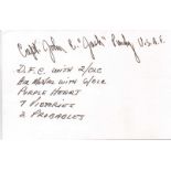 Captain John F. Purdy Signature of WWII fighter ace USAF Captain John F. Purdy USAFGood condition.