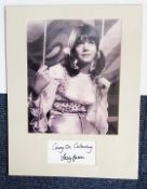 Sally Geeson autographed presentation. Undedicated signature piece in the hand of Carry On and