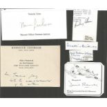 World War Two Signature Clippings Collection. Around 30+ autographs on a mixed selection of