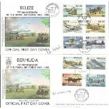 75th Anniversary of the Royal Air Force cover collection. 24 Commonwealth covers produced in 1993