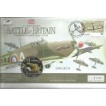 Battle of Britain Coin Cover Collection. Album containing 21 2010 Mercury Covers 70th Anniversary of